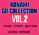 Konami GB Collection Vol.2 Title Screen